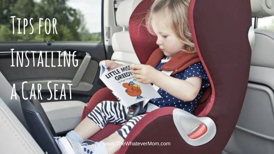 Tips on Installing Your Car Seat – The Whatever Mom Tips on Installing Your Car Seat – The Whatever Mom
